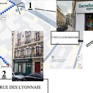 Petite Maison Avec Cour Dans Les Beaux Quartiers-vous Faites Le Menage- Very Good Prices For T-h-e Location But You Have To Clea-n Th-e Flat París
